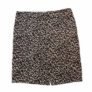 Talbots Leopard Print Skirt